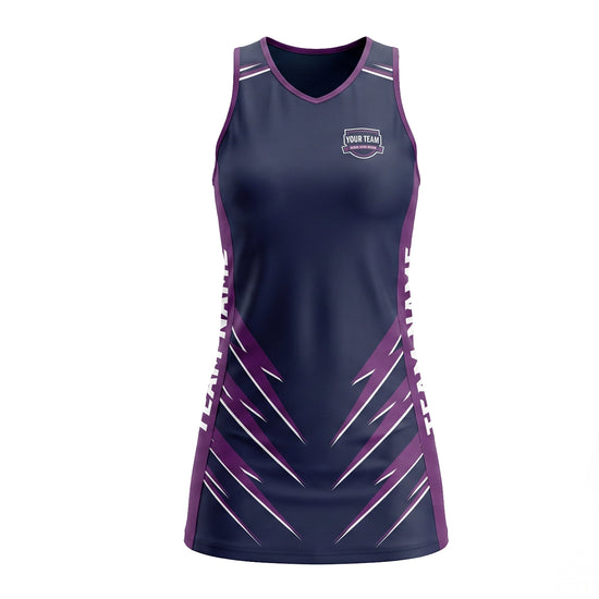 Custom Netball Dress Design NETD002 | Trident Sports Uniforms