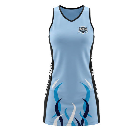 Custom Netball Dress Design NETD003 | Trident Sports Uniforms