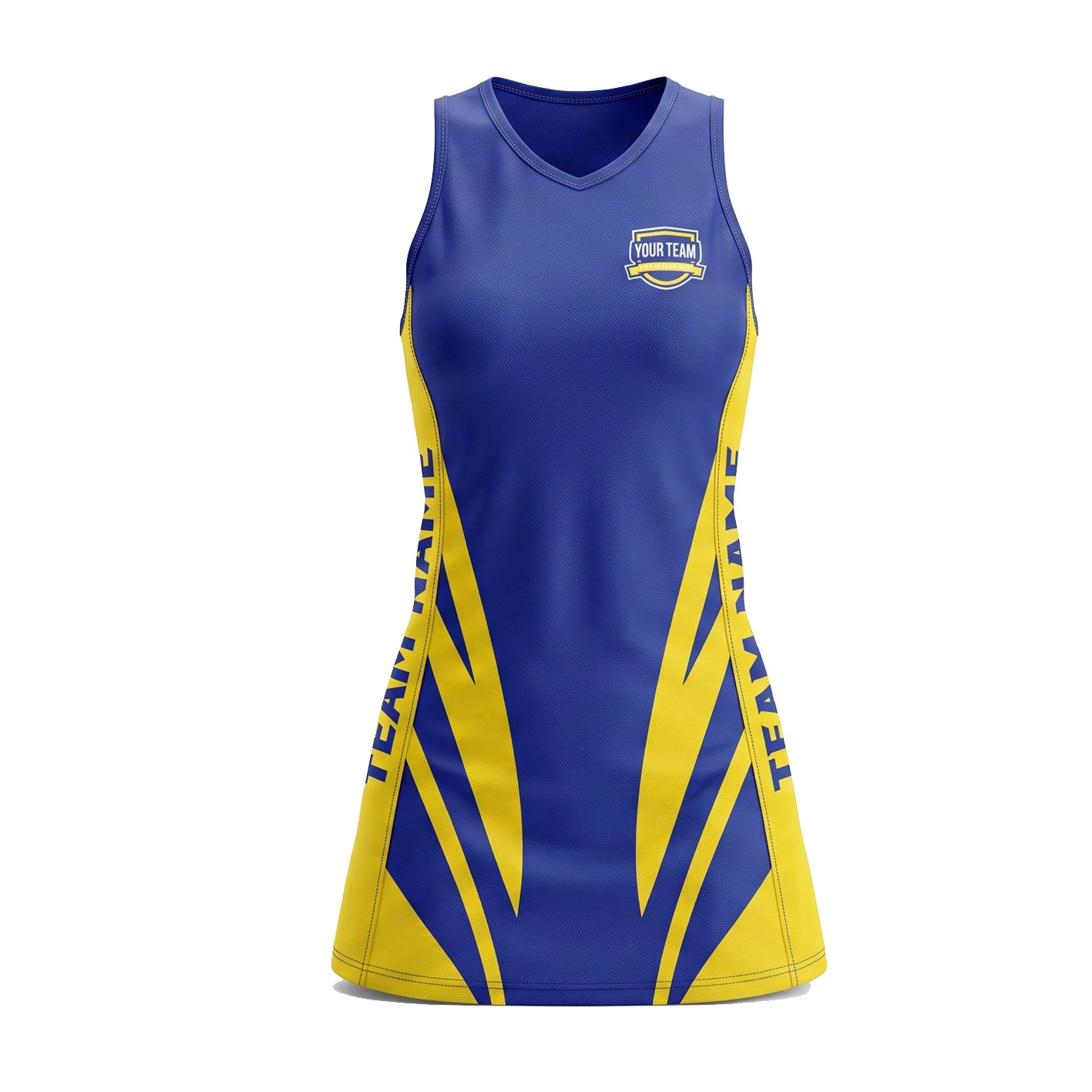 Custom Netball Dress Design NETD004 | Trident Sports Uniforms