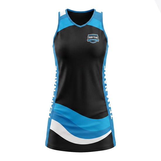Custom Netball Dress Design NETD006 | Trident Sports Uniforms