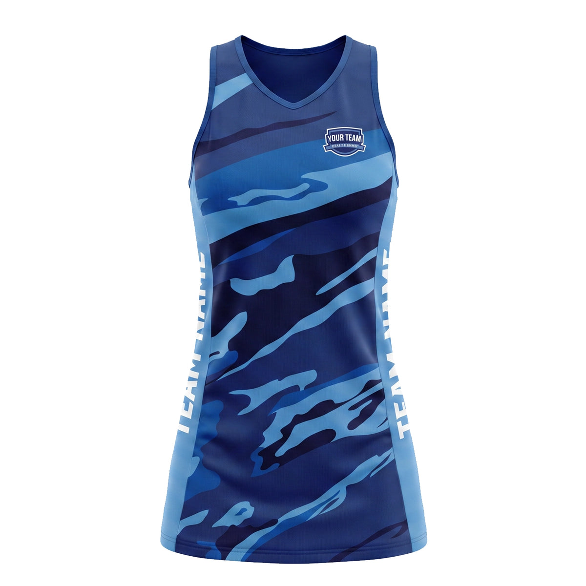 Custom Netball Dress Design NETD007 | Trident Sports Uniforms