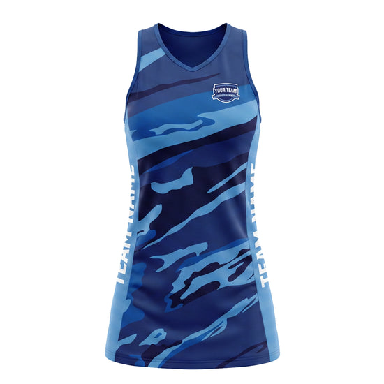 Custom Netball Dress Design NETD007 | Trident Sports Uniforms