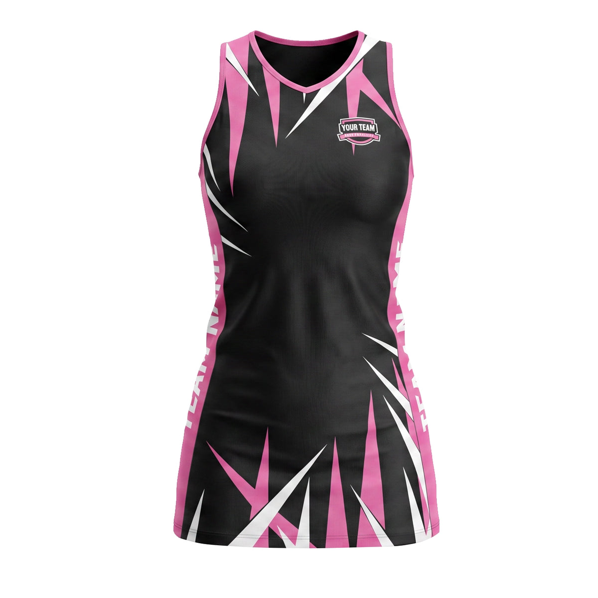 Custom Netball Dress Design NETD008 | Trident Sports Uniforms