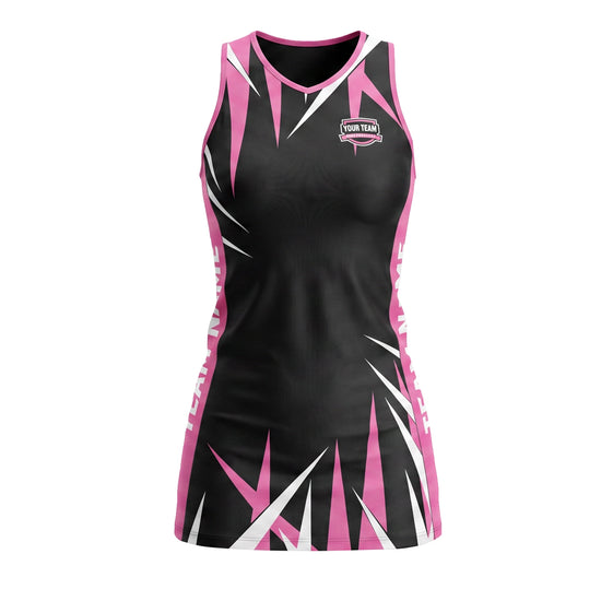 Custom Netball Dress Design NETD008 | Trident Sports Uniforms