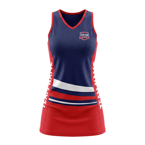 Custom Netball Dress Design NETD009 | Trident Sports Uniforms