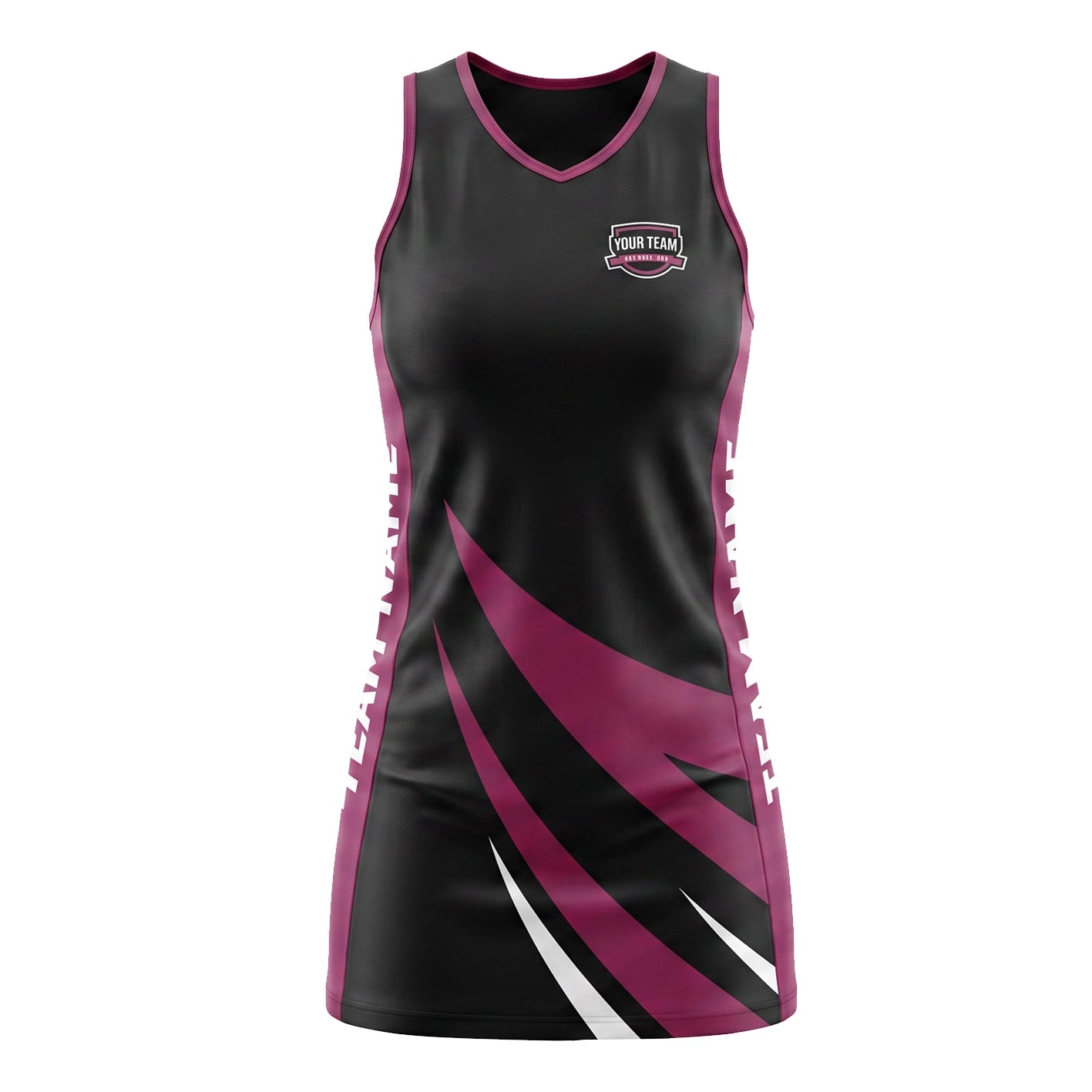 Custom Netball Dress Design NETD010 | Trident Sports Uniforms
