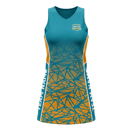 Custom Netball Dress Design NETD011 | Trident Sports Uniforms