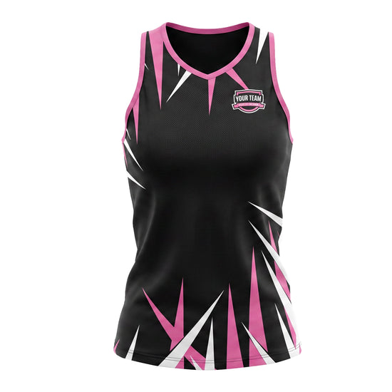 Custom Netball Singlet Design NETS008 | Trident Sports Uniforms