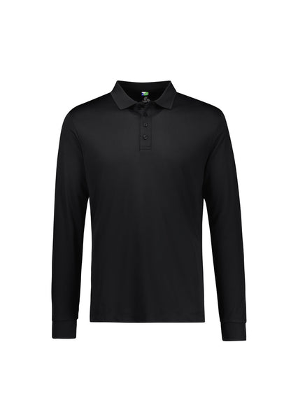 Action Long Sleeve Polo with Front Left Chest Print | P206ML