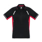 Renegade Polo Black/Red/Silver