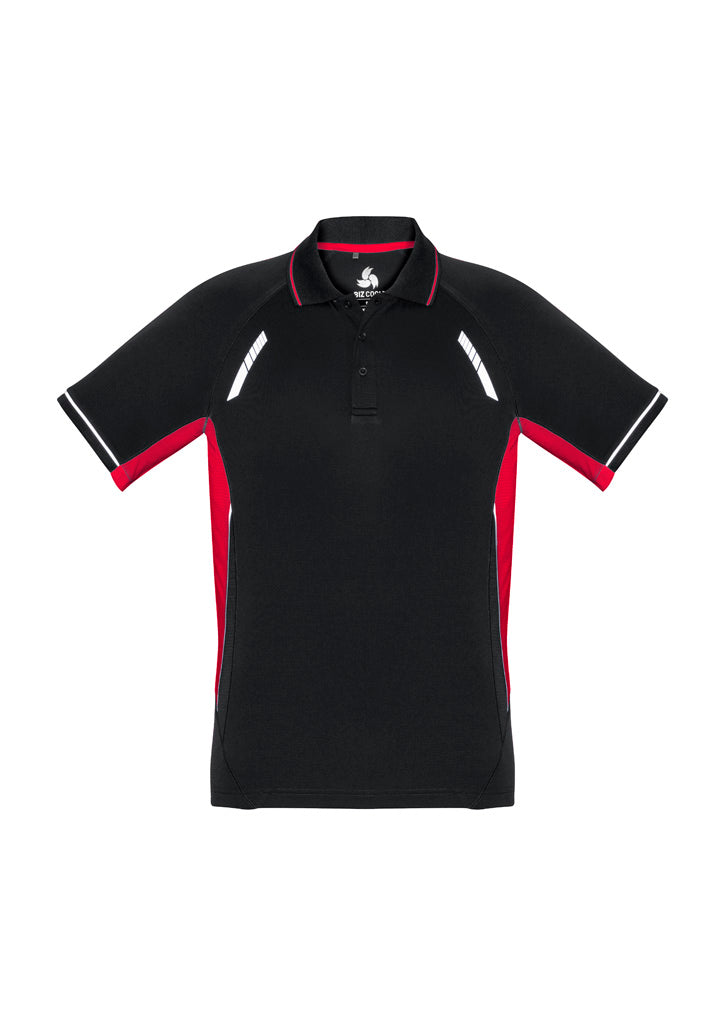 Renegade Polo Black/Red/Silver