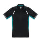 Renegade Polo Black/Teal/Silver