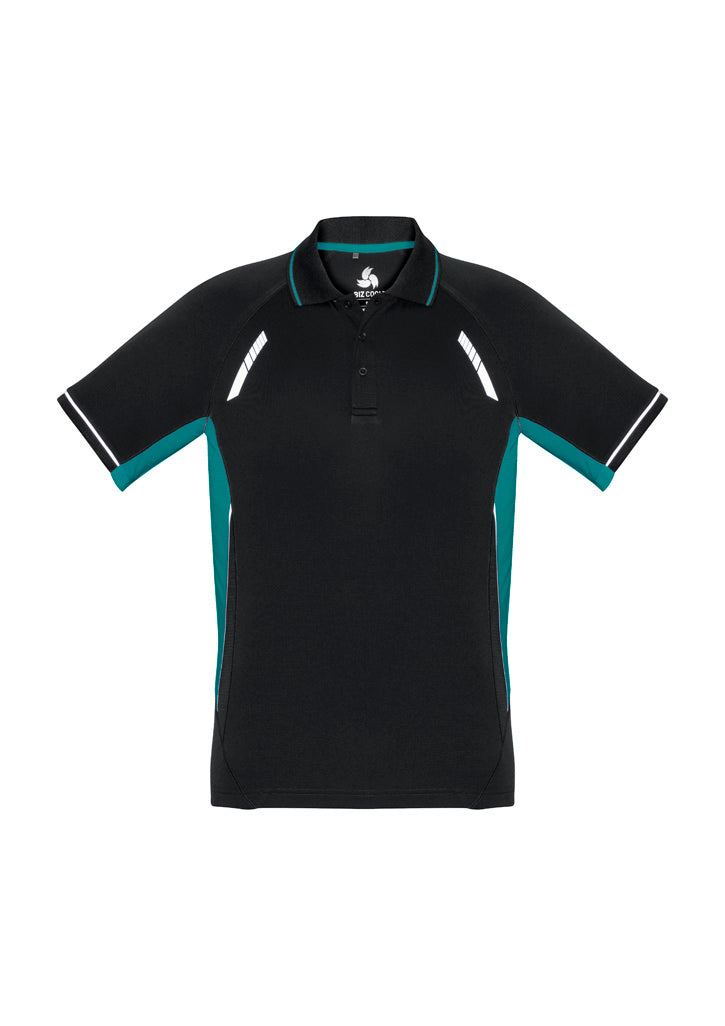 Renegade Polo Black/Teal/Silver