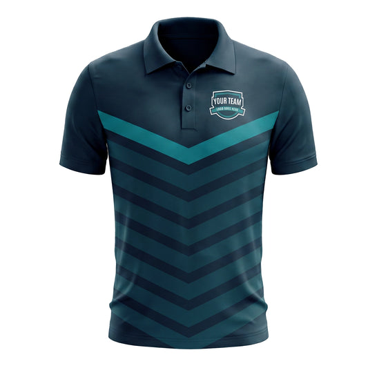 Custom Cricket Polo Design POLO001 | Trident Sports Uniforms
