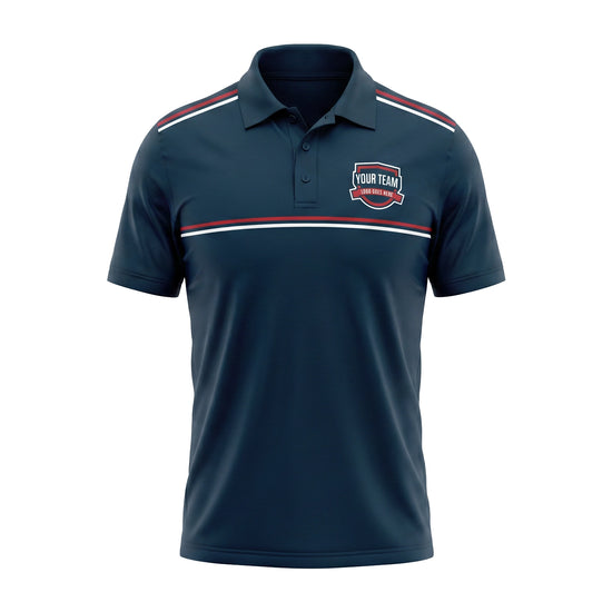 Custom Polo Double Stripe Design