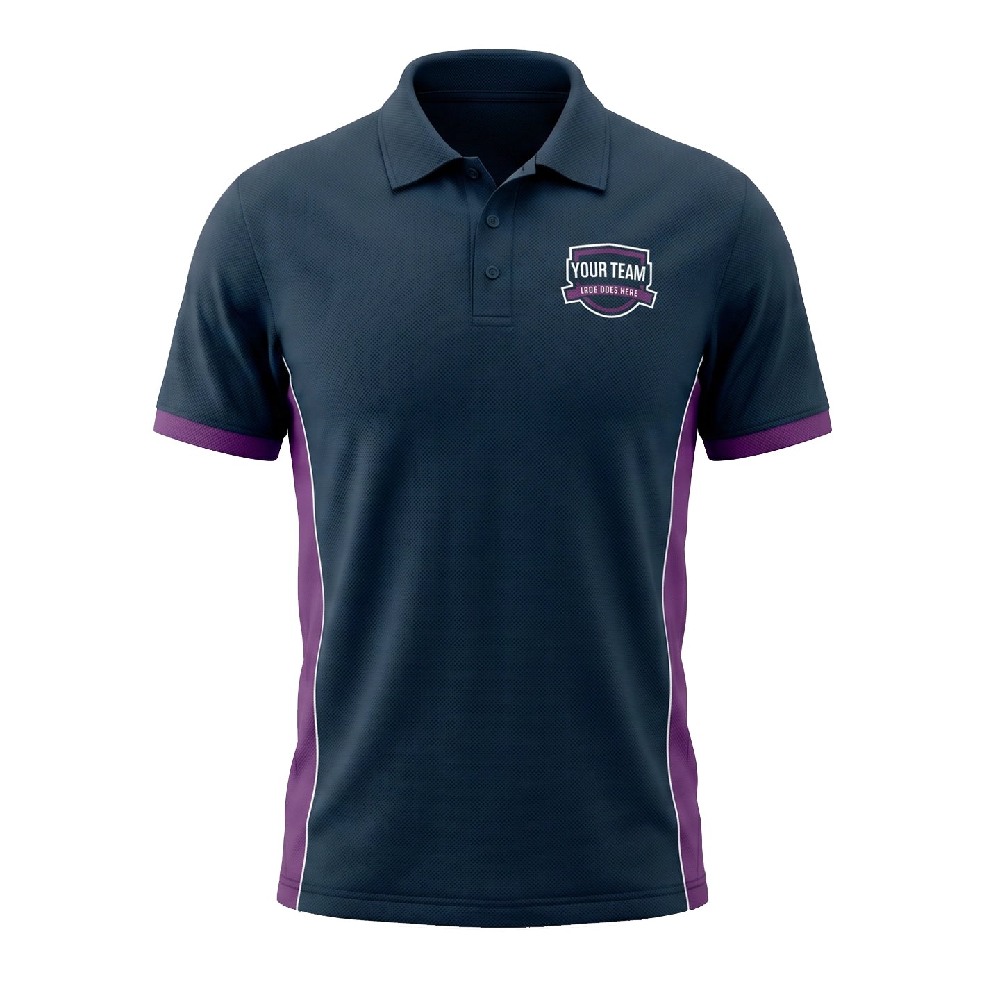 Custom Cricket Polo Design POLO009 | Trident Sports Uniforms