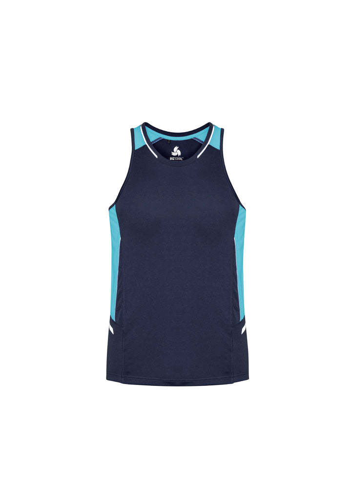 Renegade Singlet - Navy/Sky/Silver
