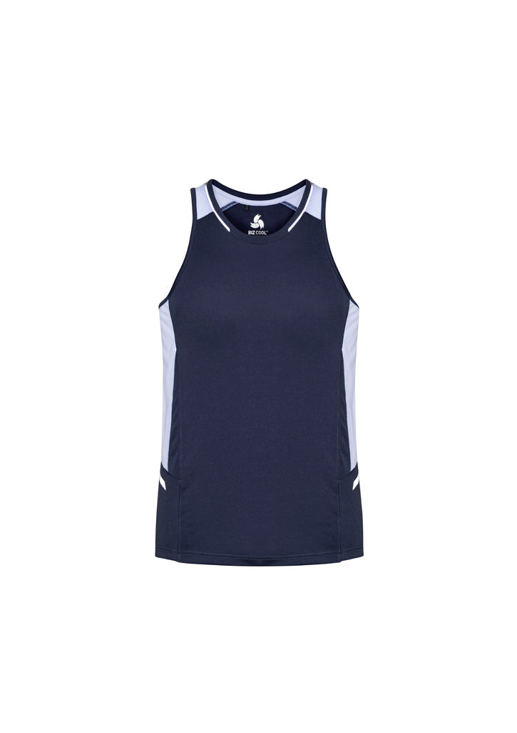 Renegade Singlet - Navy/White/Silver