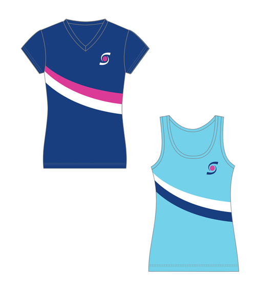 Shire Pickleball Ladies Tee and Singlet Bundle