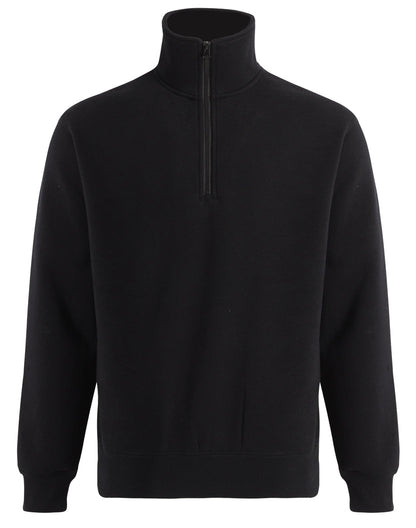 Black Half Zip Collar Fleece Sweat | Trident Sports Uniforms