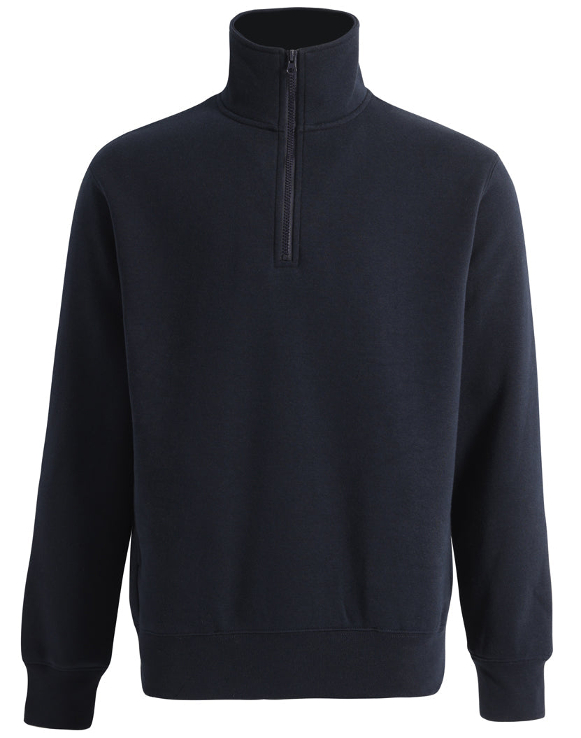 Navy Half Zip Collar Fleece Sweat | Trident Sports Uniforms