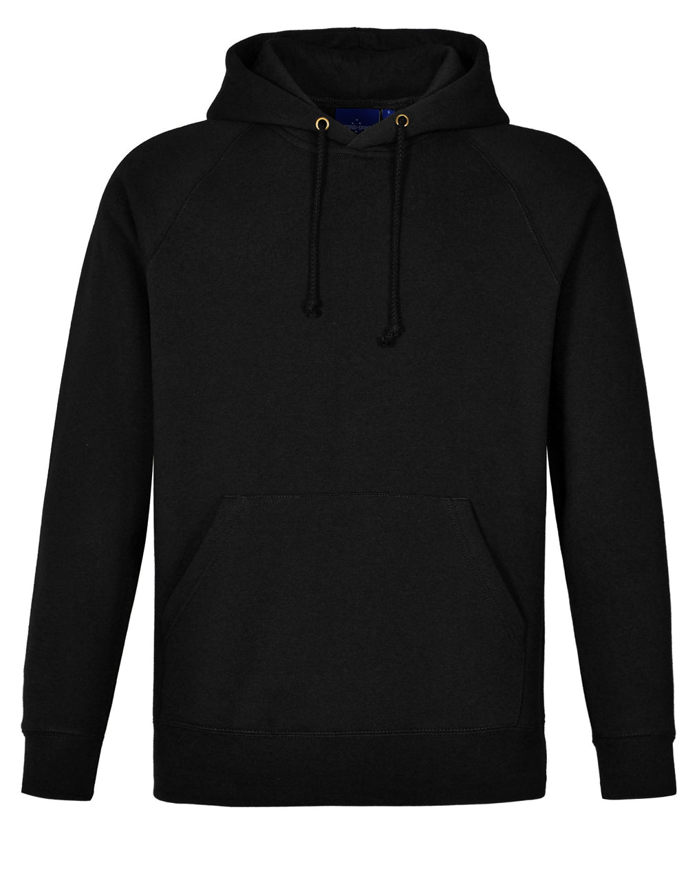 Black Warm Hug Fleece Closed-Front Hoodie | Trident Sports Uniforms