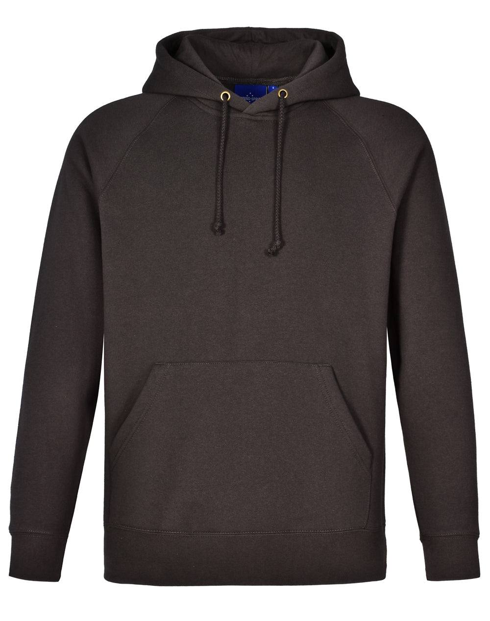 Charcoal Warm Hug Fleece Closed-Front Hoodie | Trident Sports Uniforms