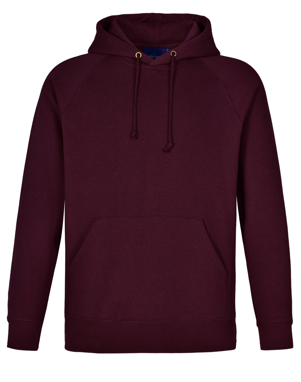 Maroon Warm Hug Fleece Closed-Front Hoodie | Trident Sports Uniforms