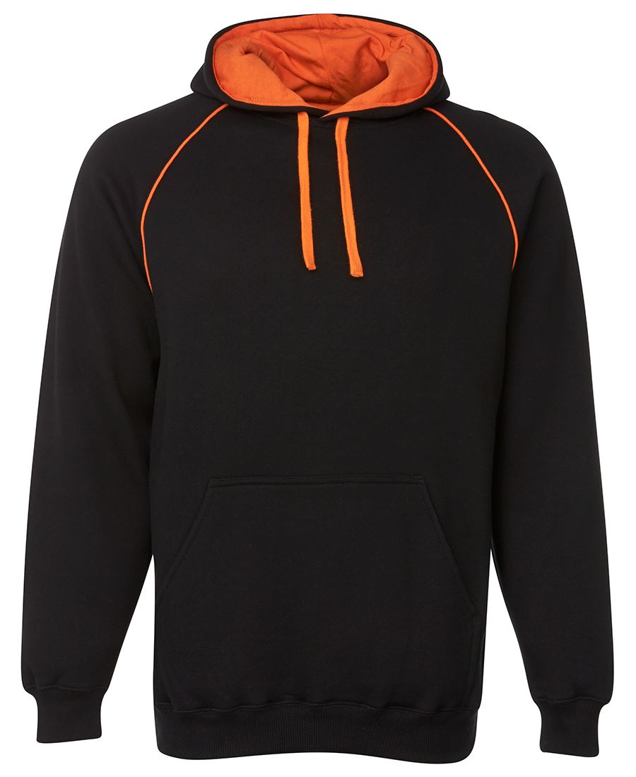 Black/Orange Custom School Leavers Contrast Hoodie | Trident Sports Uniforms