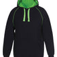 Black/Pea Green Custom School Leavers Contrast Hoodie | Trident Sports Uniforms