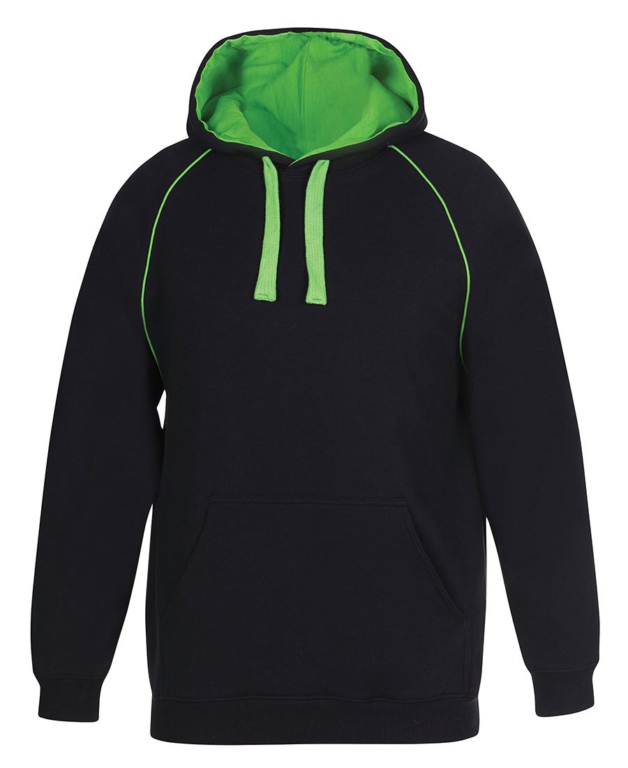 Black/Pea Green Custom School Leavers Contrast Hoodie | Trident Sports Uniforms
