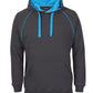 Gunmetal/Aqua Custom School Leavers Contrast Hoodie | Trident Sports Uniforms