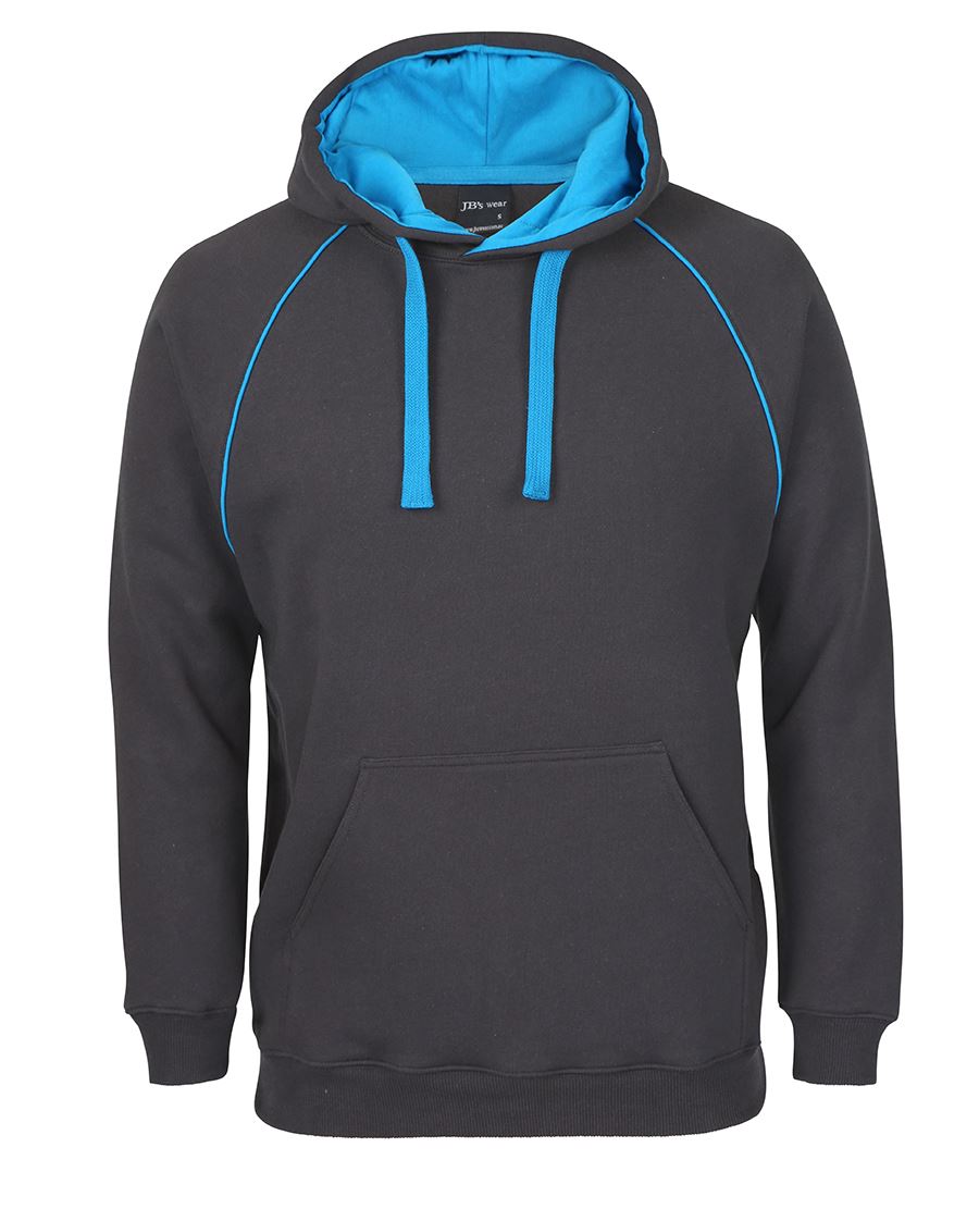 Gunmetal/Aqua Custom School Leavers Contrast Hoodie | Trident Sports Uniforms