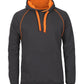 Gunmetal/Orange Custom School Leavers Contrast Hoodie | Trident Sports Uniforms