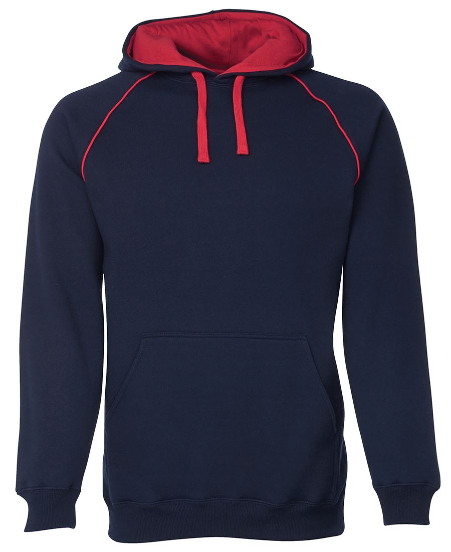 Navy/Red Custom School Leavers Contrast Hoodie | Trident Sports Uniforms